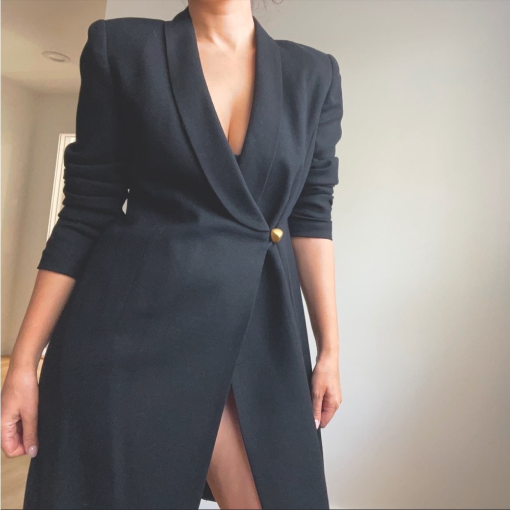 Vintage crepe blazer dress - Picture 1 of 3